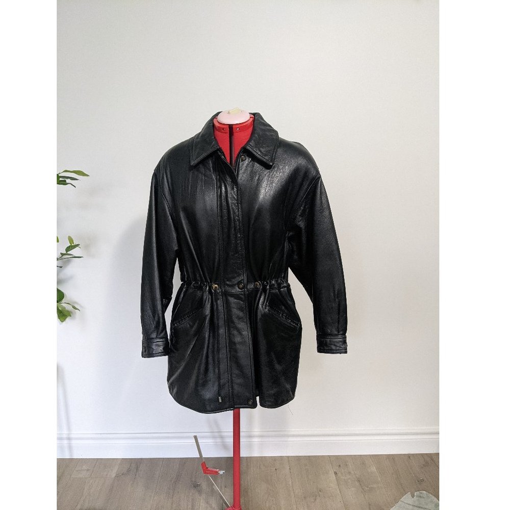 Danier Black Leather Jacket